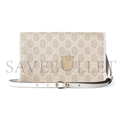 GUCCI GG EMBLEM SUPER MINI SHOULDER BAG 820688 (20*12.5*5cm)